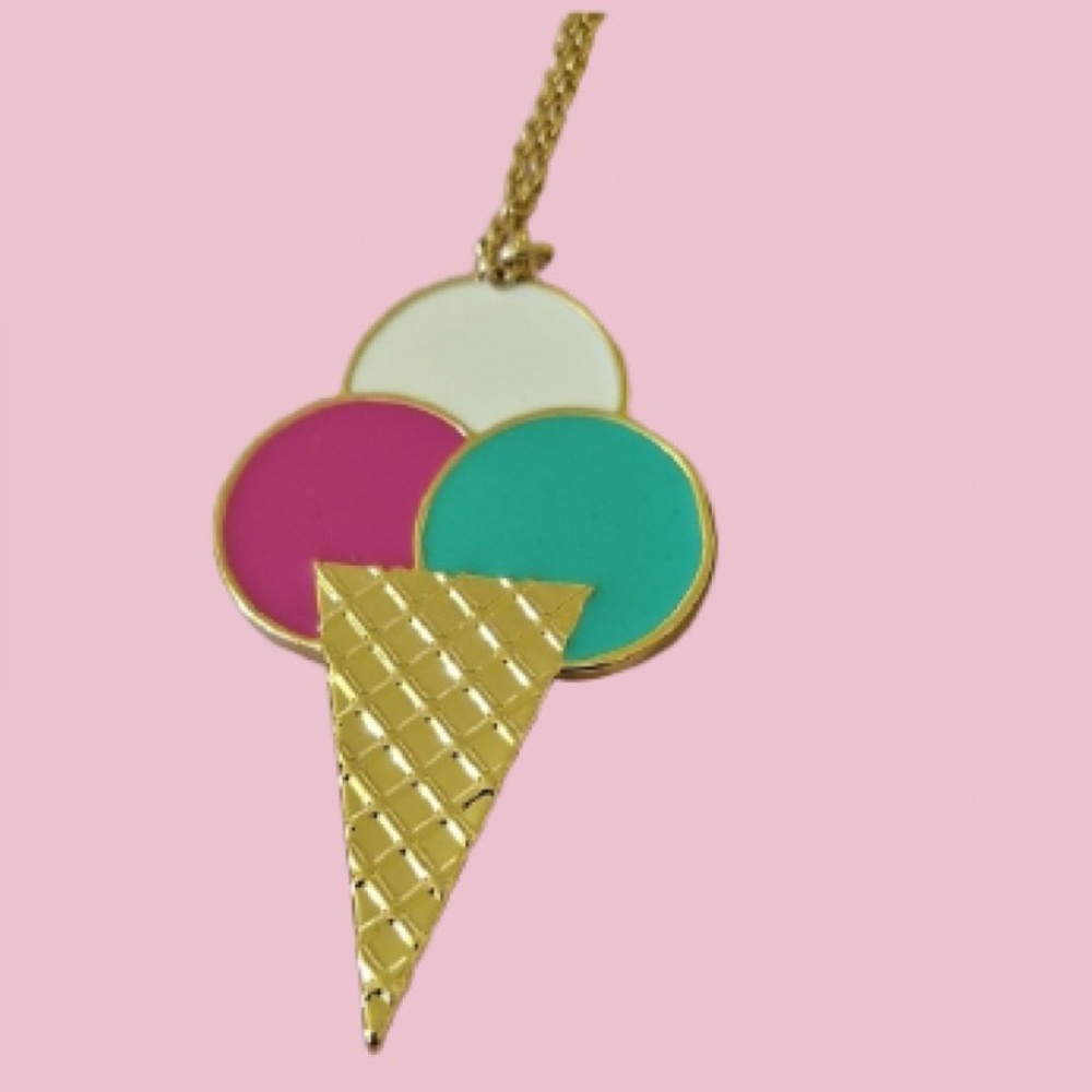 Kate Spade New York Sweet Treat ice cream necklace